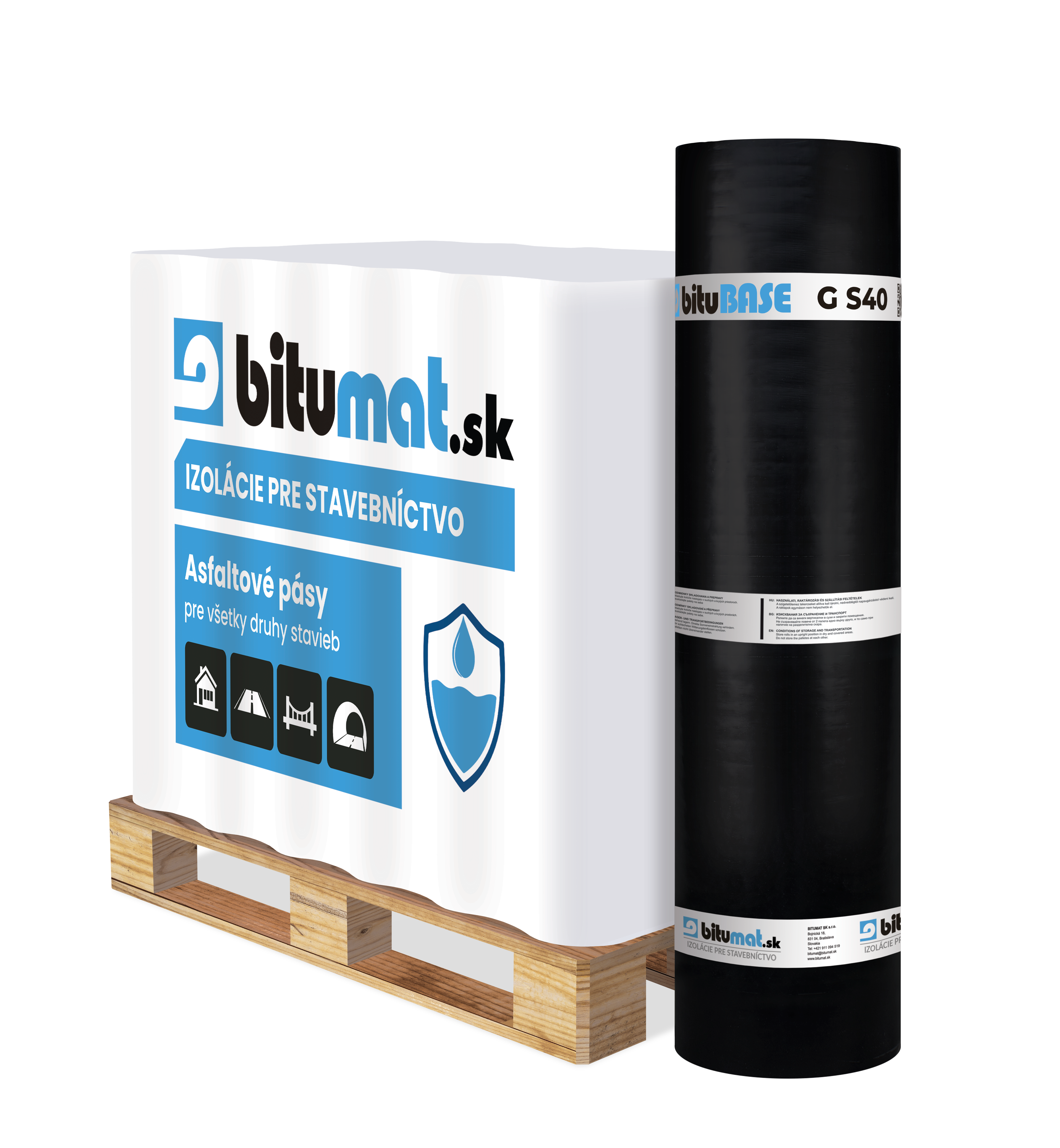 Polyflame Bitumat BITUMAT EXTRASKLOBIT G200S40 oxidovaný asfaltový pás (10) - Stavomark