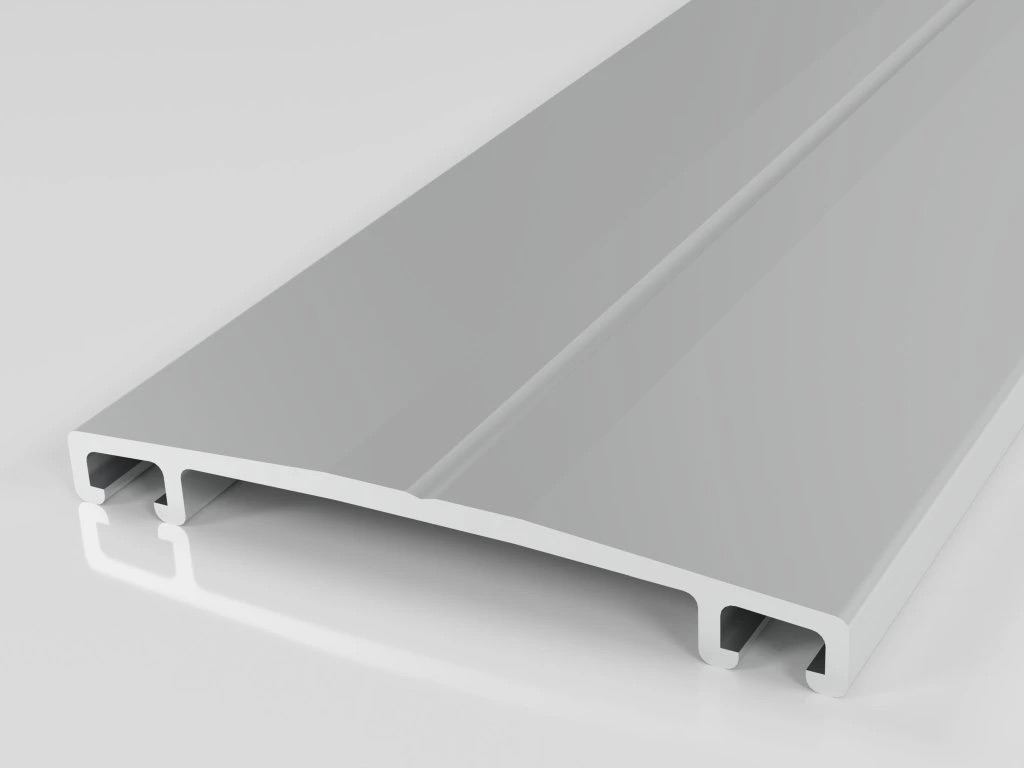 Pritl Lišta hliníková prítlačná oblá 60x10mm 7m prírodná - Stavomark