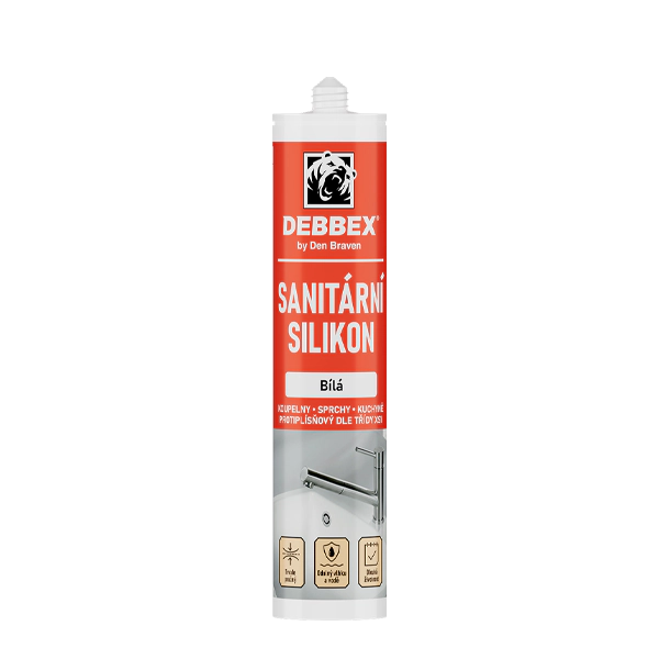 DB Sanitárny silikón 280ml transparentná