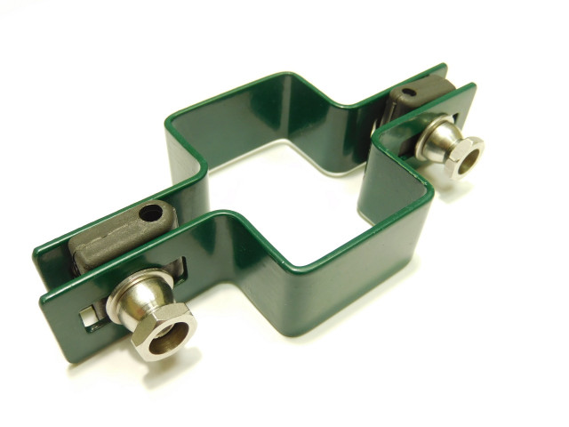 RETIC Príchytka panelu na stĺp 60x40mm / 4mm / priebežná / ZN+PVC6005