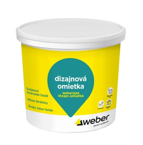 WEBERPAS dizajn omietka 3,0mm 25kg biela