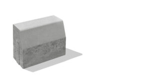 PREMAC CESTNÝ obrubník so skosením 33x15x26 cm SIVÁ (54)