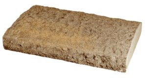 VASPO Múriková čapica 39x24x7cm – zvrasnená hnedastý melír