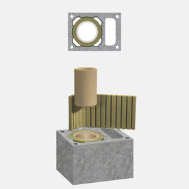 SCHIEDEL Modul STABIL 14L – 33cm s vetracou šachtou