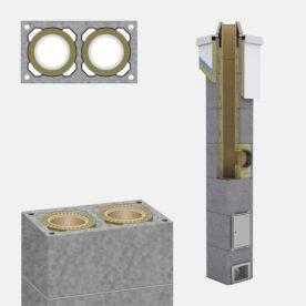 SCHIEDEL Komínová zostava STABIL 2020/45° – 6m