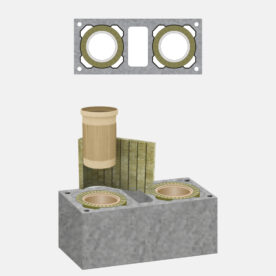 SCHIEDEL Modul UNI ADV+ RR 33cm 14L20 s vetracou šachtou