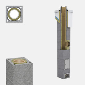 SCHIEDEL Komínová zostava STABIL 18/45° – 8m