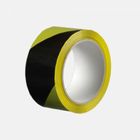DEN Braven Páska výstražná lepiaca 50mm 66m žlto-čierna/pravá