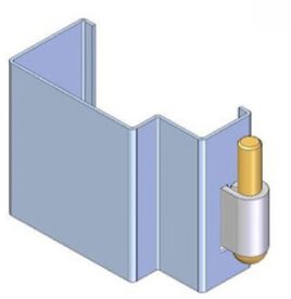 Zárubňa oceľová HUDÁK CgH 60/11,5cm ľavá – murivo