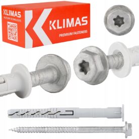 Hmoždinka rámová 10x180mm + vrut 6HR TX (25)