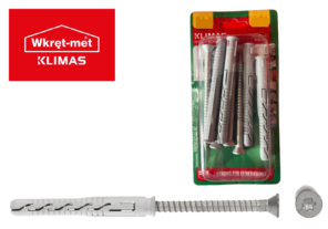 Hmoždinka rámová 10x120mm + vrut ZH TX (3)