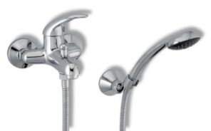 Vaňová batéria METALIA 55 100 mm, chróm (komplet)