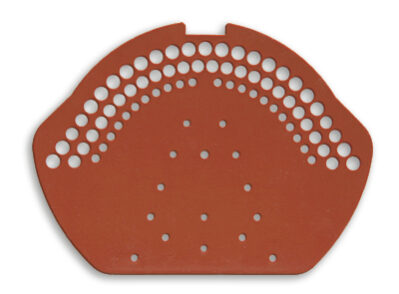ALFADECK Uzáver hrebeňa PVC 8019 hnedý